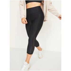 Old Navy High-Rise Black Light Compression & Zip Pockets Leggings Size 4X